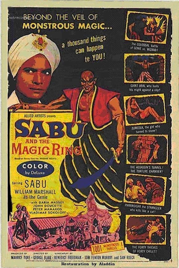 The poster of Sabu and the Magic Ring