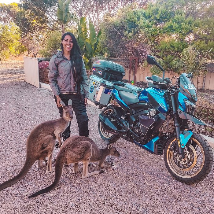Biker Girl | Candida Louis | Traveller | Global Indian