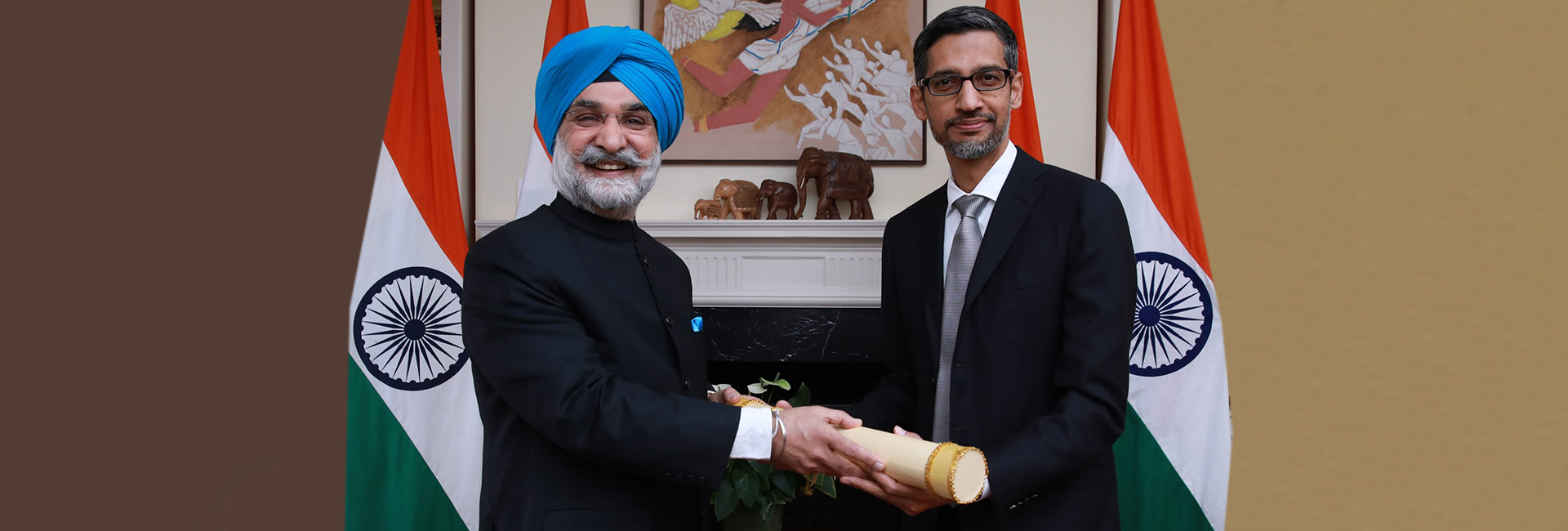 India's Ambassador to the United States of America, Taranjit Singh Sandhu
