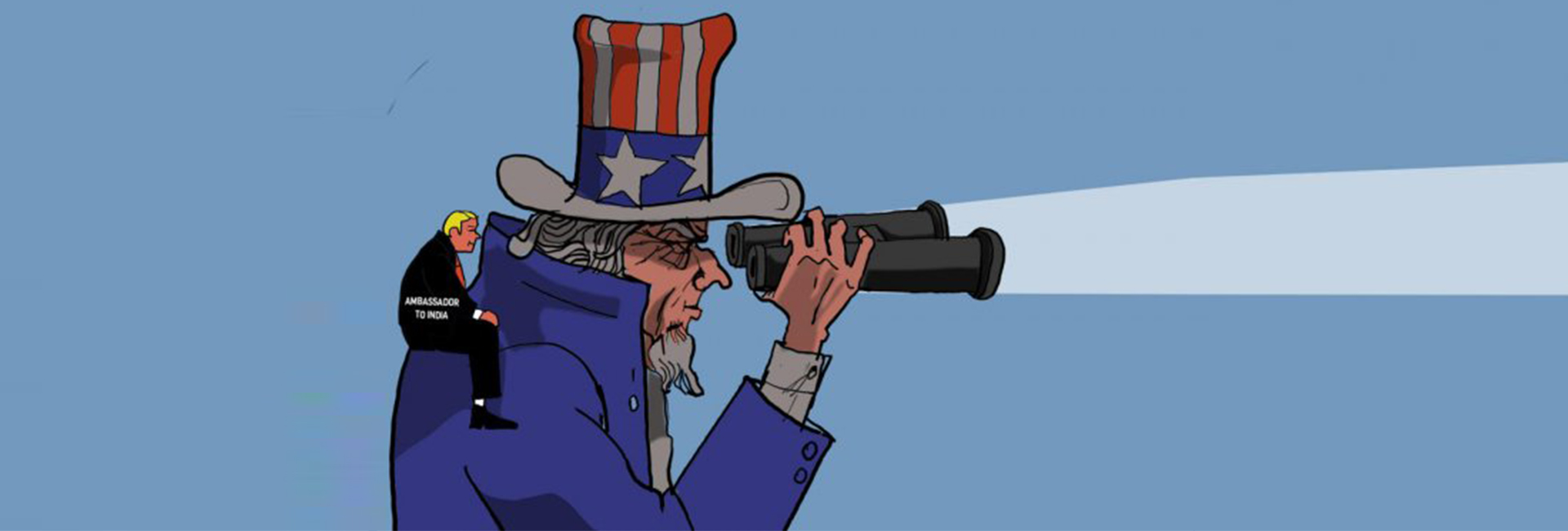 The case of a missing American ambassador in India