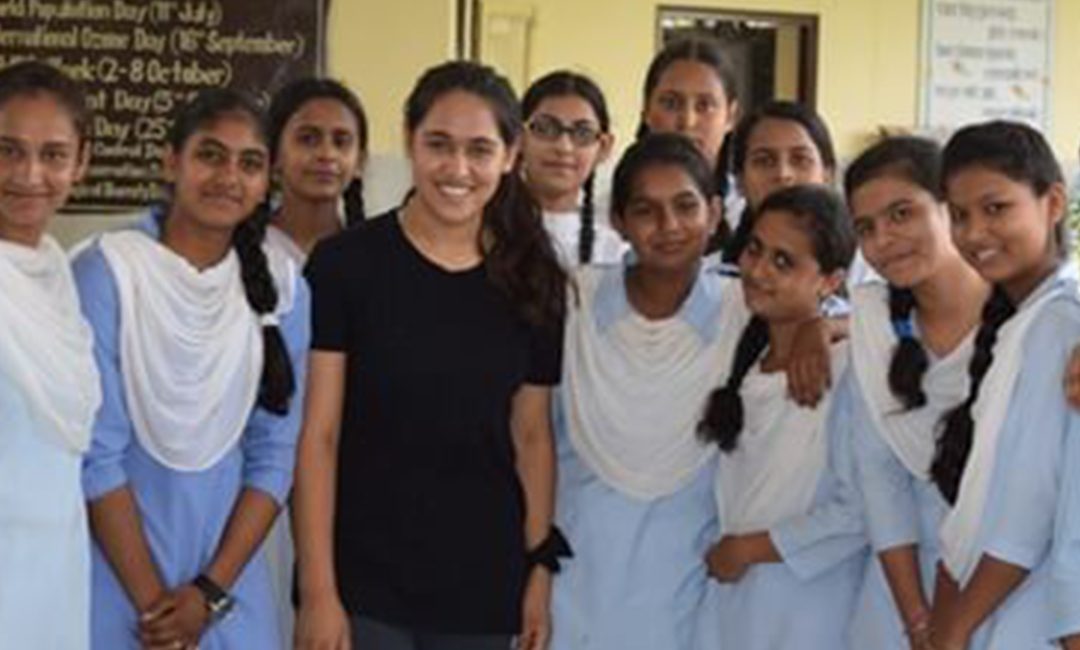 Fighting spirit: Pooja Nagpal trains rural girls in self-defence
