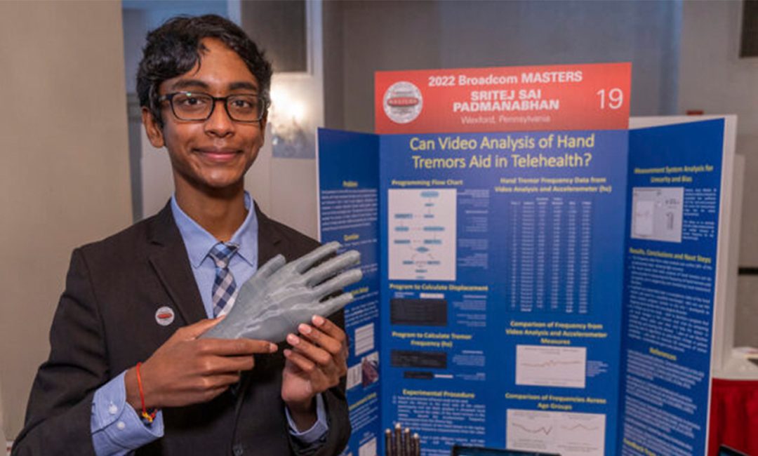 Sritej Padmanabhan’s algorithm can help diagnose Parkinson’s Disease