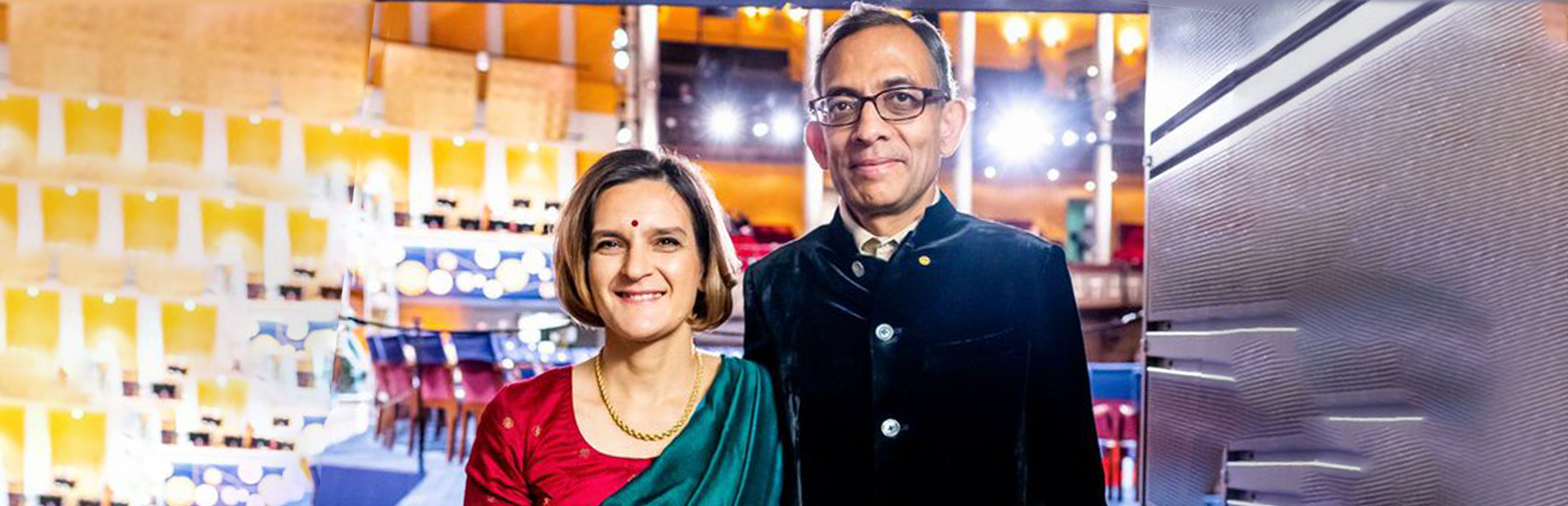 Esther Duflo and Abhijit Banerjee