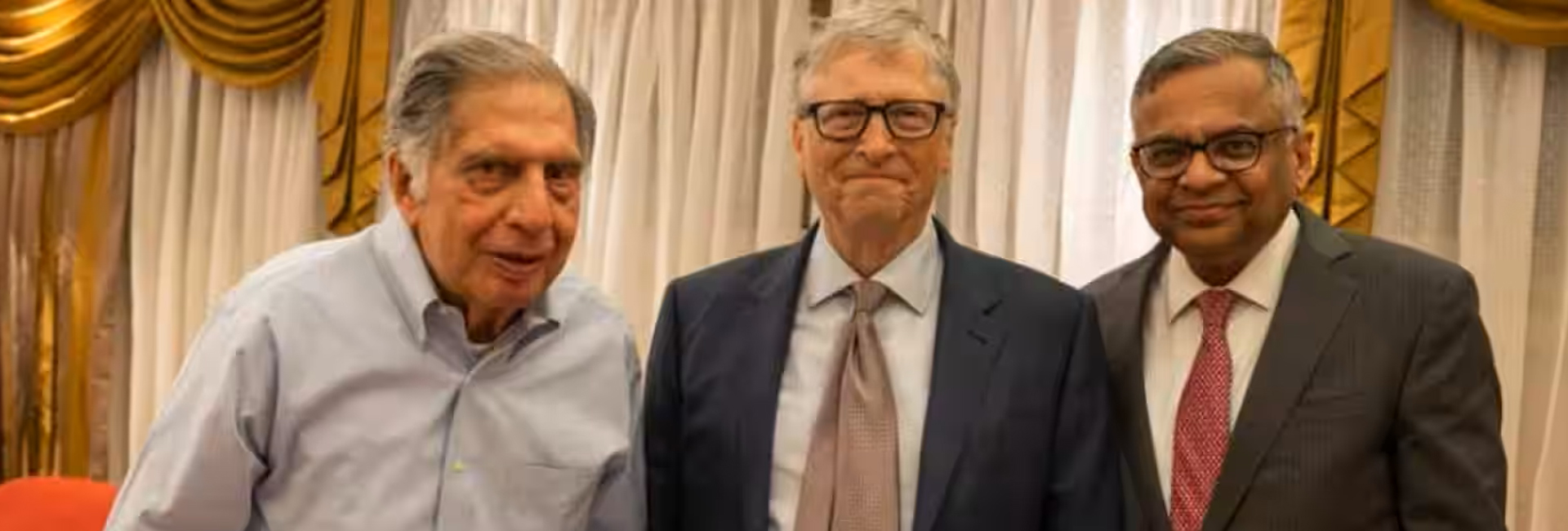 Bill Gates meets Ratan Tata during his India trip