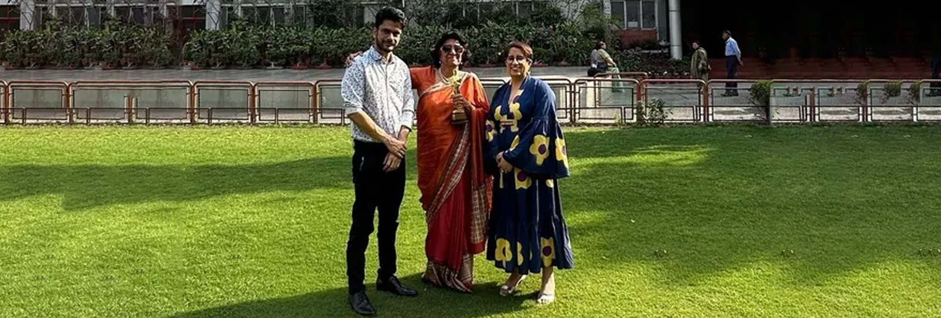 Guneet Monga and Shaunak Sen, filmmakers who represented India at the Oscars this year, revisited their old school together and met the school principal.