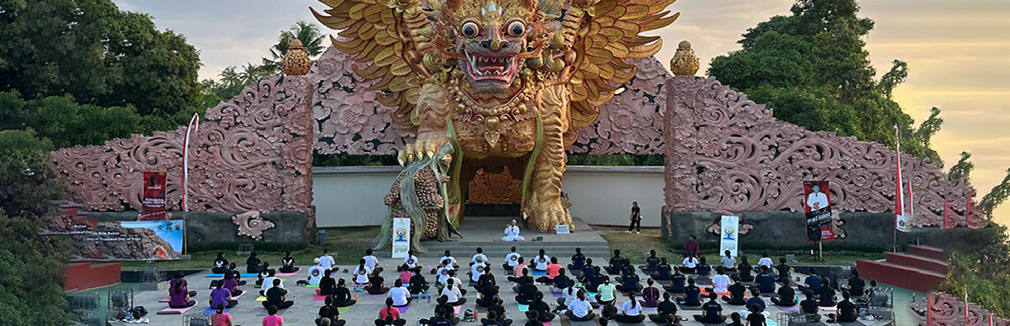 Curtain-raiser event of 9th International Yoga Day at Bali