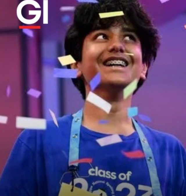 Dev Shah 2023 Scripps Spelling Bee Champion