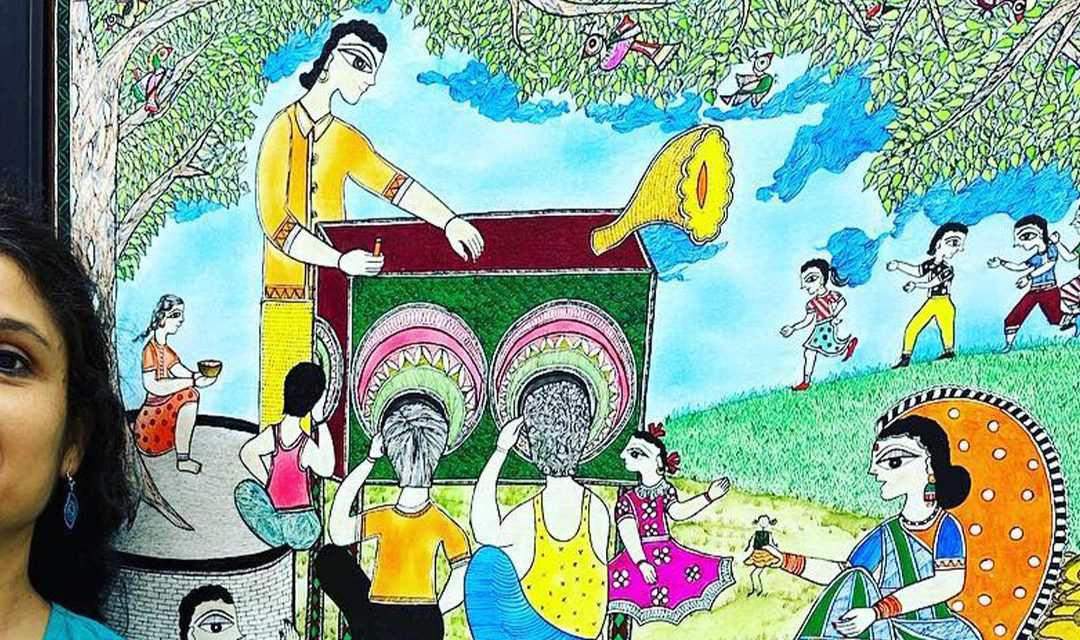 Rupam Varma: Bridging cultures at Charlotte through GI-tagged Madhubani art