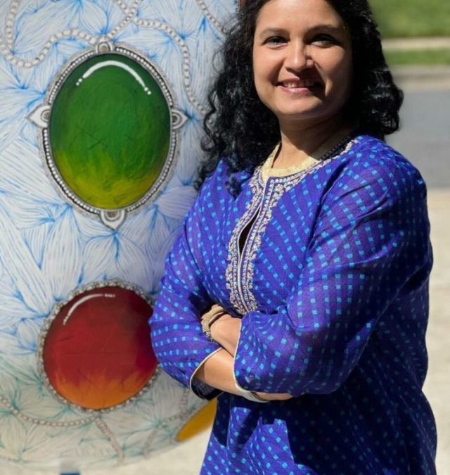 Rupam Varma, founder of ‘The Art Palette,’ an art school in Charlotte amplifies Indian culture through Madhubani art.