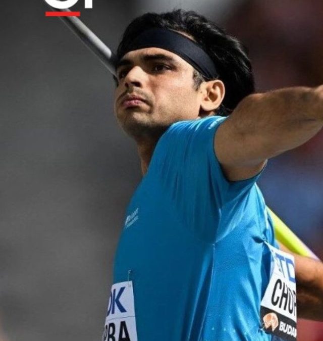 Neeraj Chopra makes India proud again, crowned as World Champion in javelin throw.