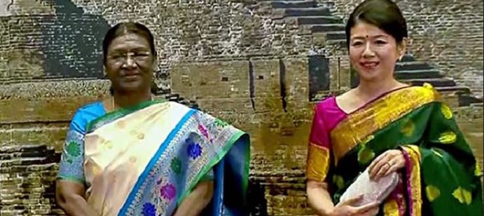 Japanese PM's wife Yuko Kishida attended G20 dinner in Indian attire