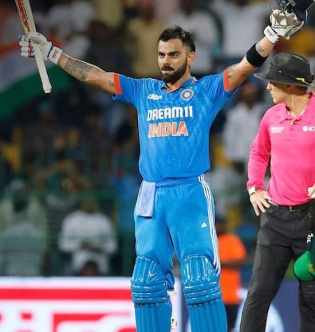 Virat Kohli becomes the fifth and the fastest player to complete 13,000 runs in ODIs during the Asia Cup 2023.