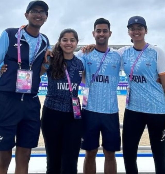 Indian dressage team creates history by winning the first equestrian gold since 1982.