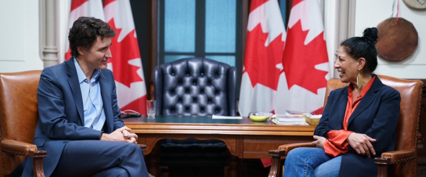 Canada's PM Justin Trudeau met filmmaker Nisha Pahuja, popular for her Oscars-nominated documentary 'To Kill a Tiger'.