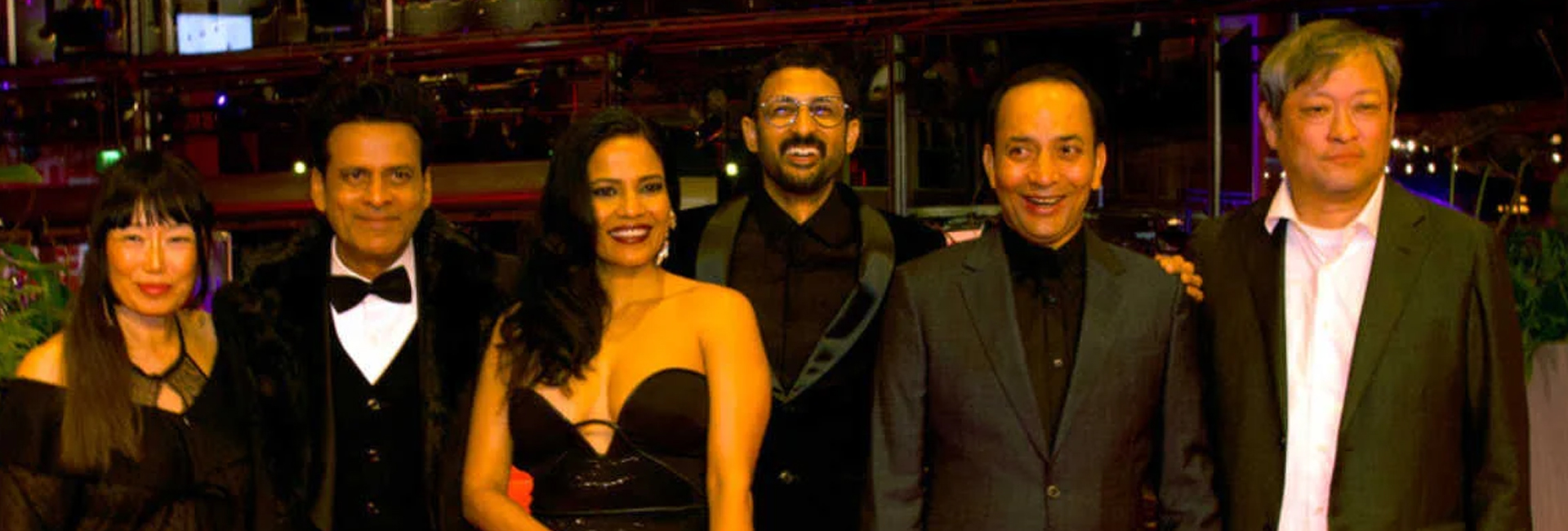 Actor Manoj Bajpyee and other members of film fraternity at Berlin International Film Festival