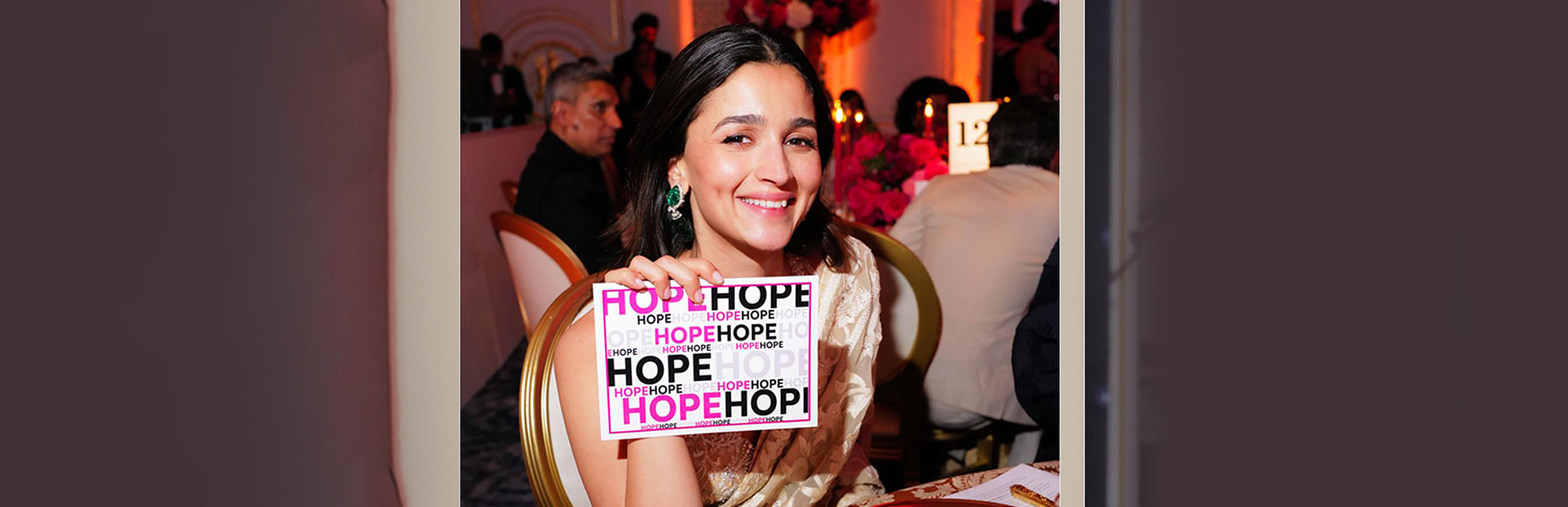 Alia Bhatt hosts Hope Charity Gala at London to support Salaam Bombay Foundation that serves at-risk youth