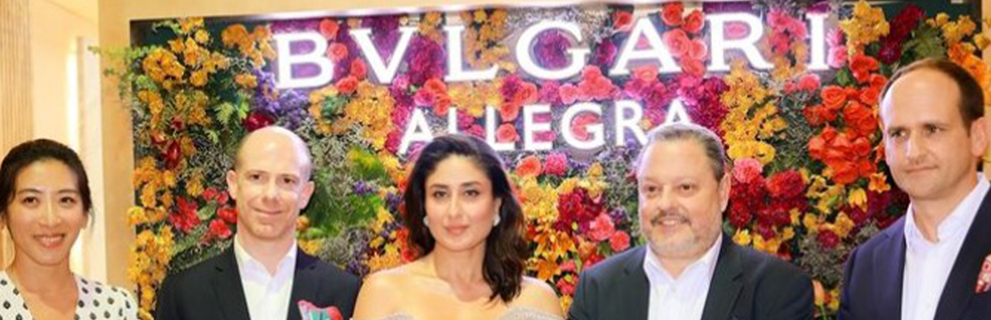 Kareena Kapoor at the launch of Italian luxury brand Bvlgari's new perfume range, Bvlgari Allegra