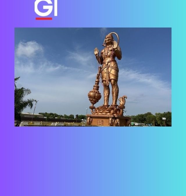 A 90-foot-tall Statue of Lord Hanuman