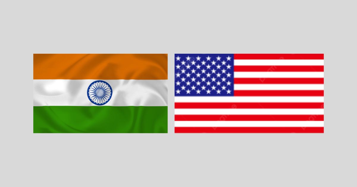 India USA Flag