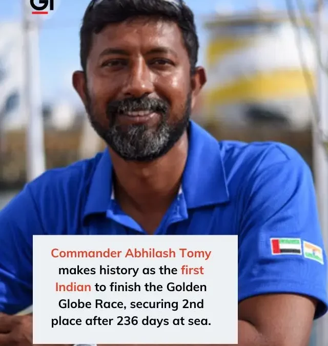 Commander Abhilash Tomy: 79th Person to Sail Solo Around the Globe