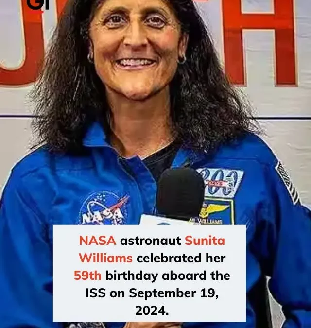 Astronaut Sunita Williams Celebrates 59th Birthday on ISS