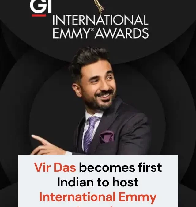 Vir Das becomes first Indian to host International Emmy Awards