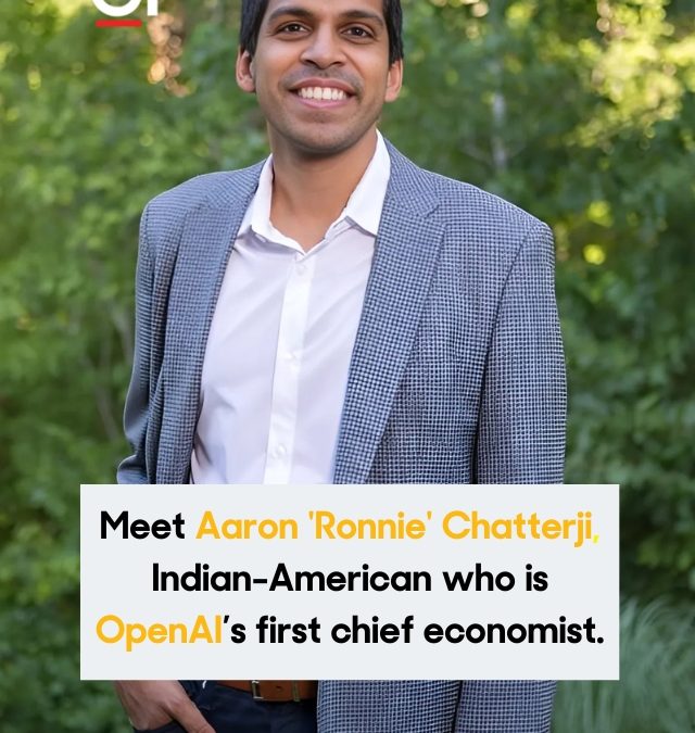 Meet Aaron ‘Ronnie’ Chatterji, Indian-American who is OpenAI’s first chief economist.