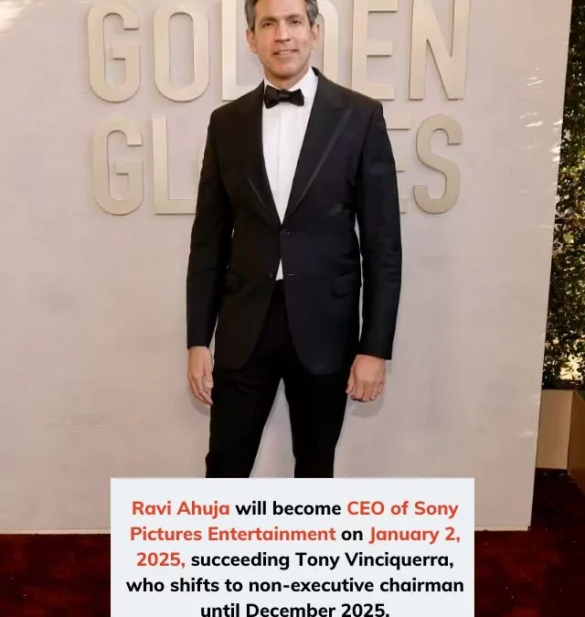 Indian-origin Ravi Ahuja named Sony Pics CEO