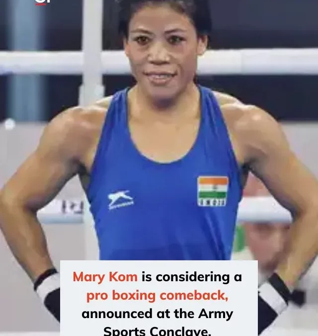Mary Kom Gears Up for Professional Boxing Comeback