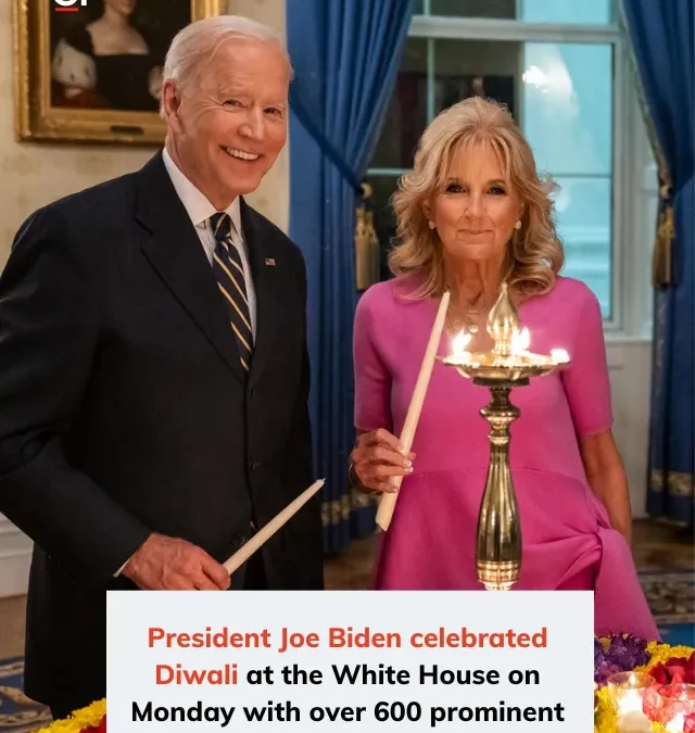 US President Joe Biden Celebrates Diwali With Indian Americans At White House