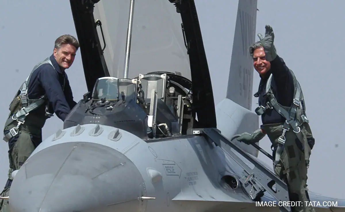 US defence contractor Lockheed Martin had invited Ratan Tata to co-pilot an F-16 fighter jet at the Aero India Show 2007 held in Bengaluru