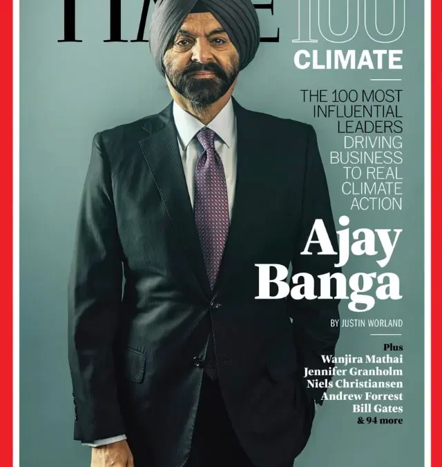 Ajay Banga Leads TIME’s 2024 List of Influential Climate Leaders