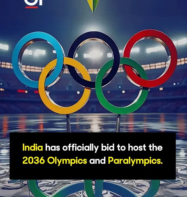 India has officially bid to host the 2036 Olympics and Paralympics.
