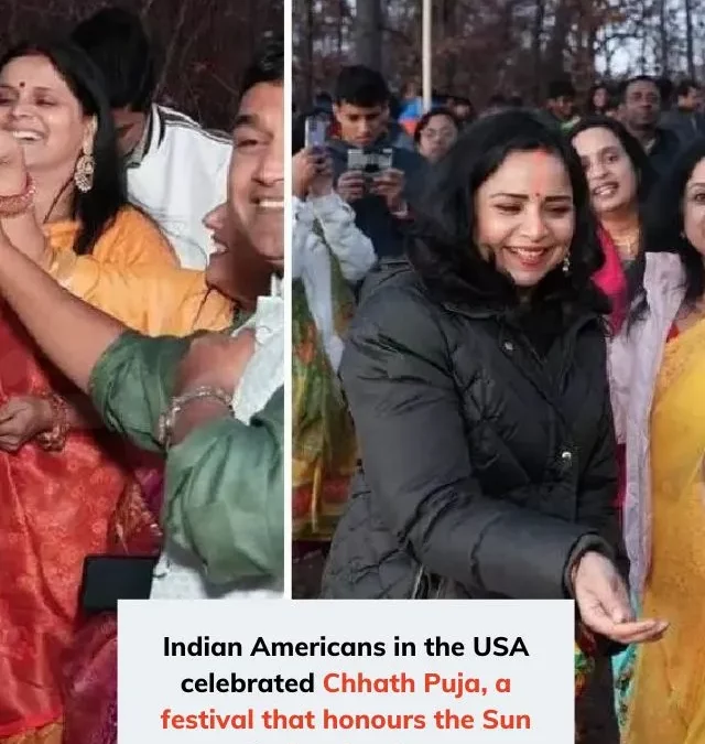 Indian Americans celebrate Chhath Puja in US