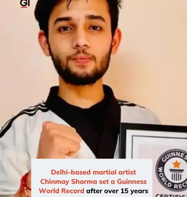 Making India proud’: Delhi martial artist sets Guinness World Record with highest 360 kick.