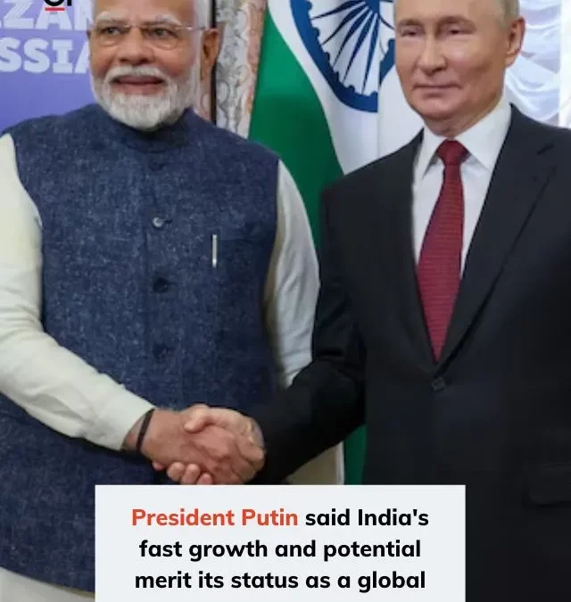 India Deserves To Be In List Of Global Superpowers: Vladimir Putin
