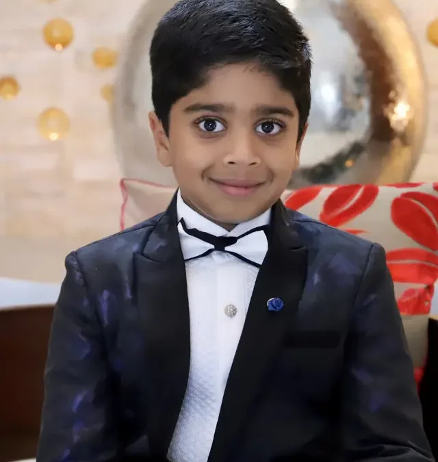 British Indian boy sets record as world’s youngest newspaper columnist.