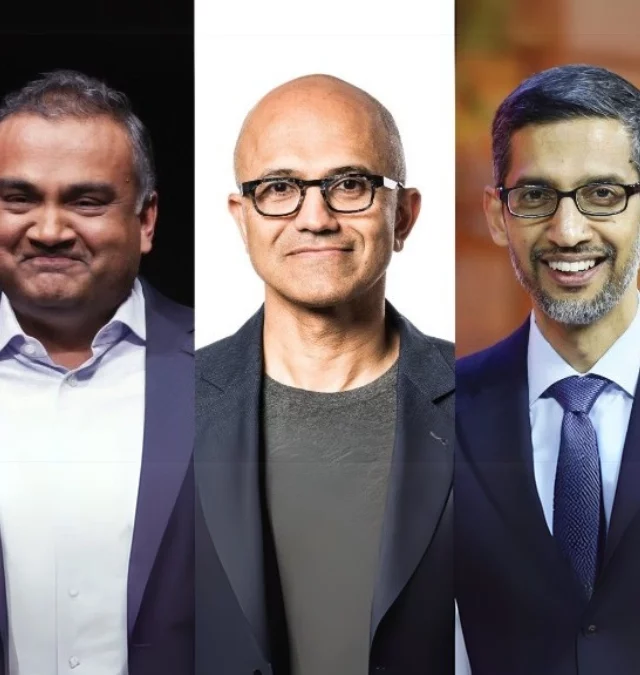 Satya Nadella, Sundar Pichai, and Neal Mohan top the HSBC Hurun Global Indians List 2024