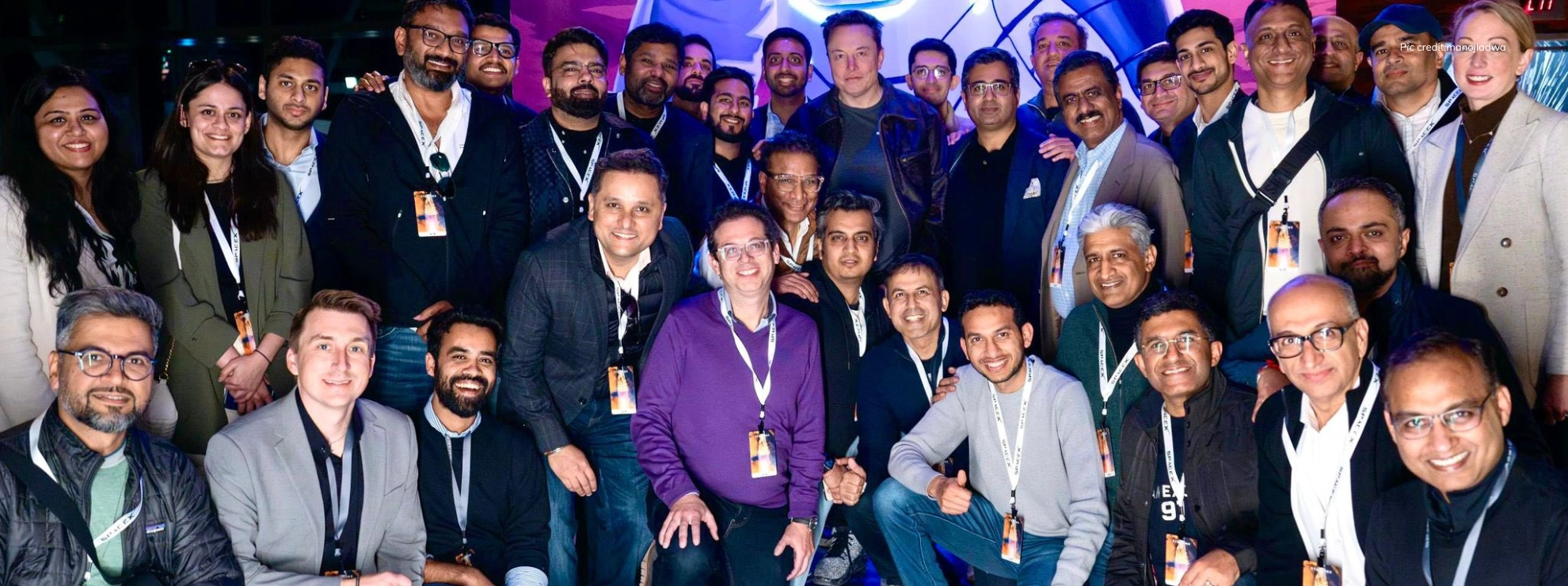 Elon Musk hosts Indian business leaders at SpaceX in Texas