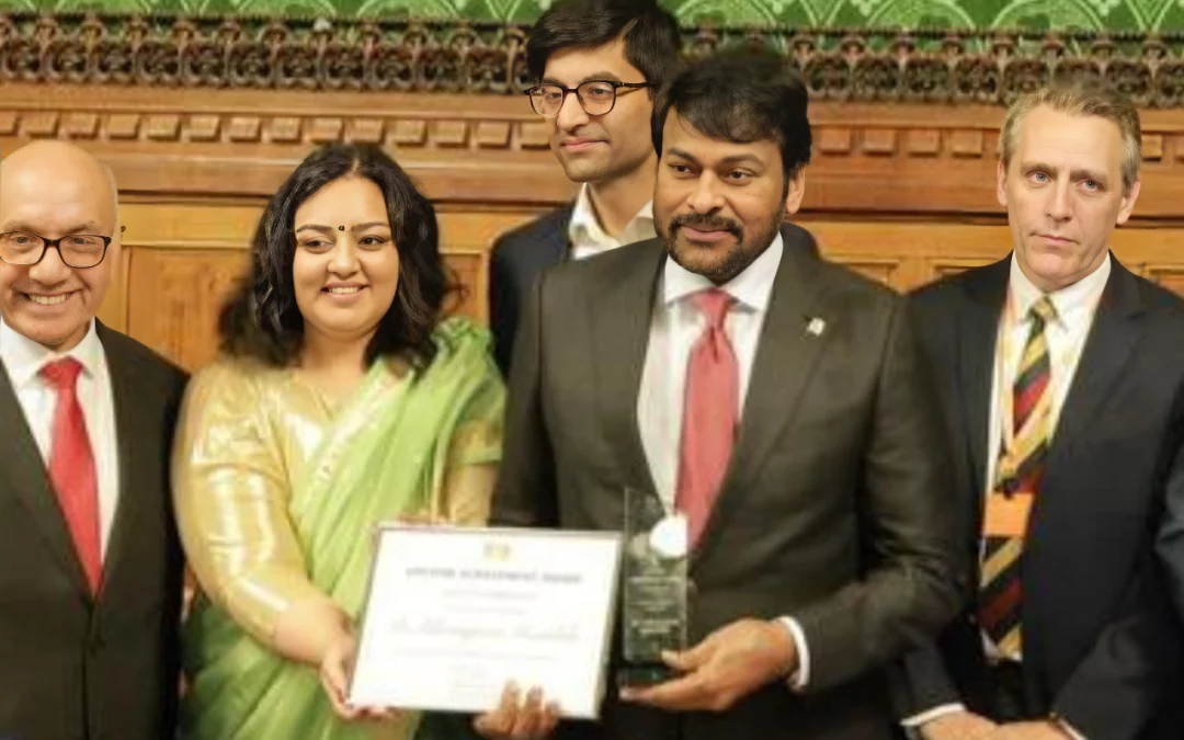 Megastar Chiranjeevi receives a historic honour in the UK Parliament