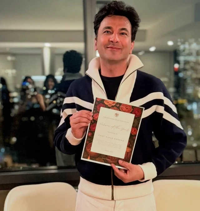 Chef Vikas Khanna receives Harvard University’s South Asian Association ‘Person of the Year’ honor for his work in sharing Indian food with the world.