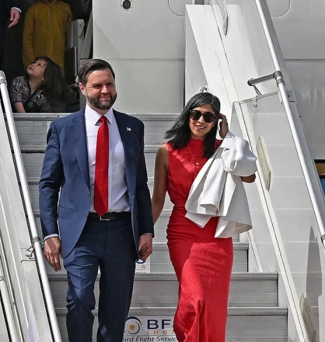 JD & Usha Vance Meet PM Modi in India