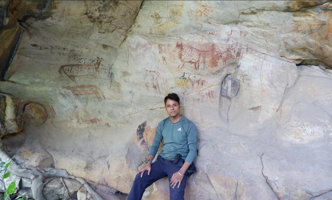 Fieldwork to Forums Abroad: Sachin Kumar Tiwary is decoding India’s rock art heritage