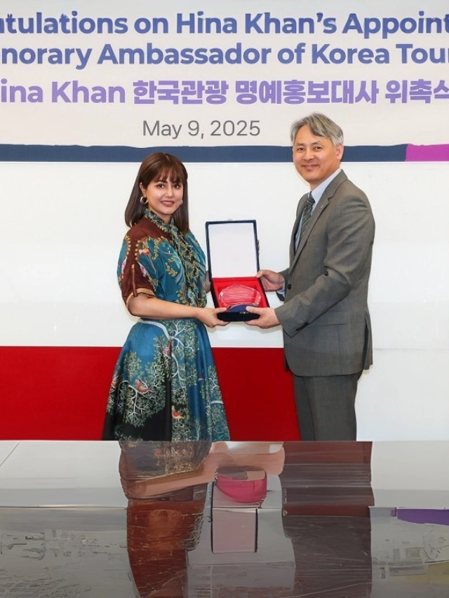 From Akshara to Ambassador — Hina Khan is now the Ambassador for Korea Tourism from India.