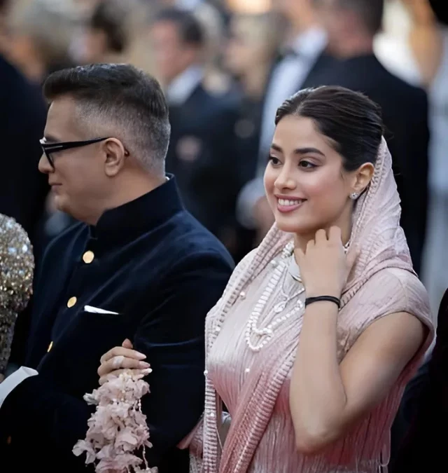Bollywood star Janhvi Kapoor makes Cannes debut for Homebound premiere