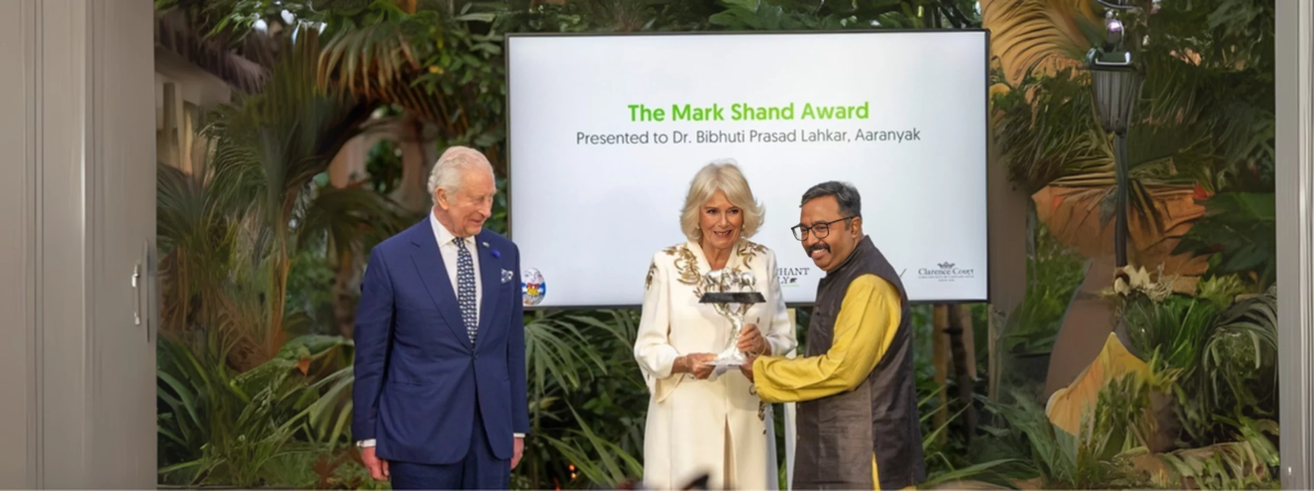 Assam Wildlife NGO Aaranyak Wins Mark Shand Award from Queen Camilla for Conservation Work at Kew Gardens, London