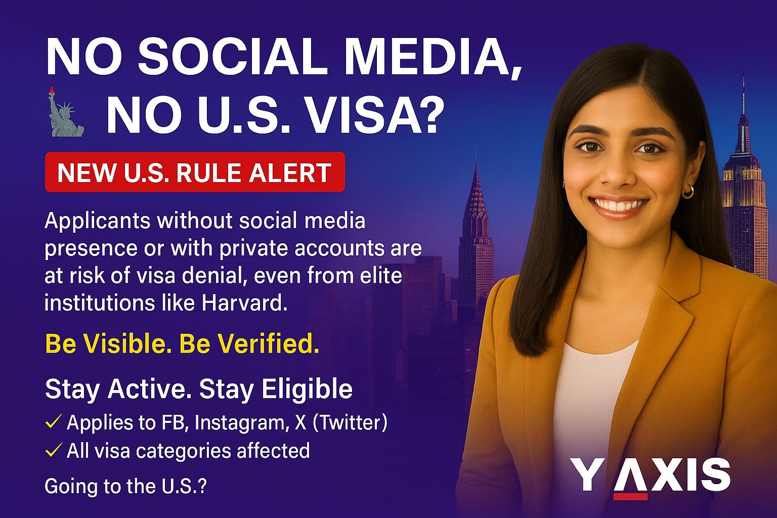 No social media, No Visa – New U.S. Rule