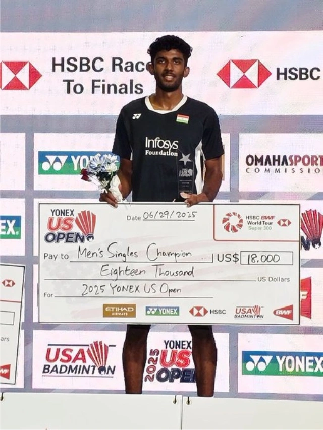 India’s first BWF World Tour title of 2025 has a new name: Ayush Shetty.