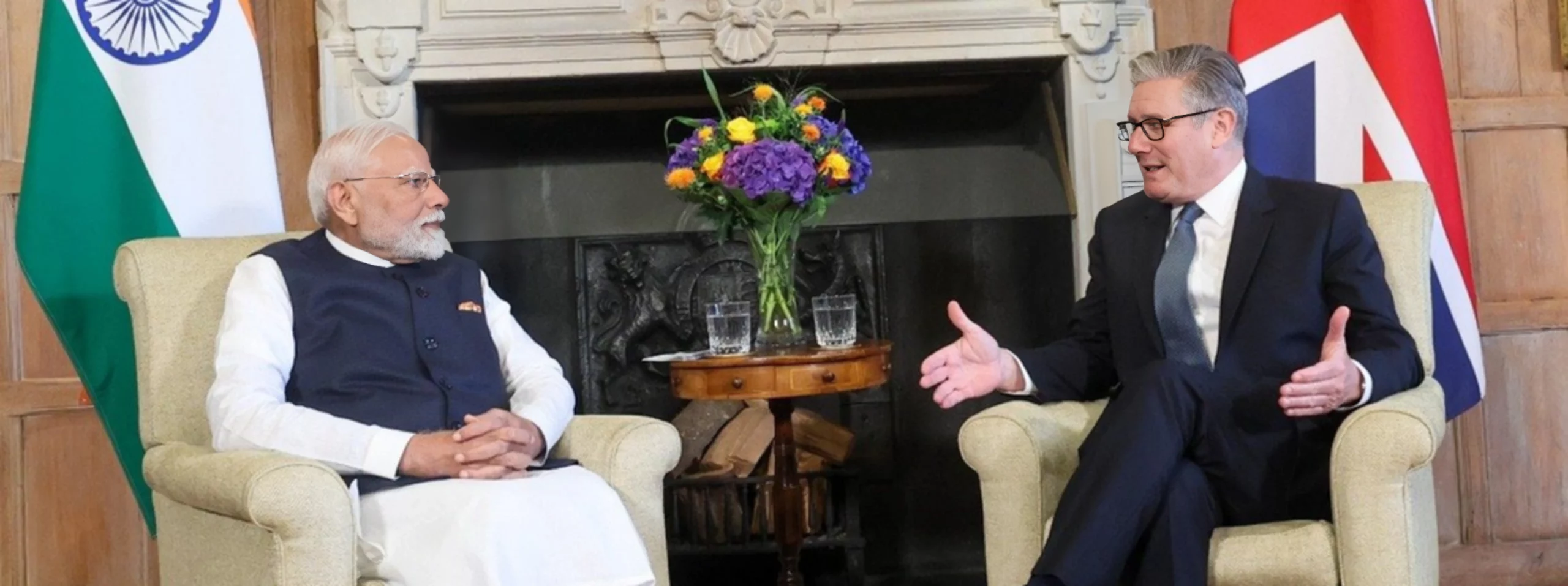 PM Modi Meets UK PM Keir Starmer: Strengthening India–UK Ties During Two-Day Visit to London