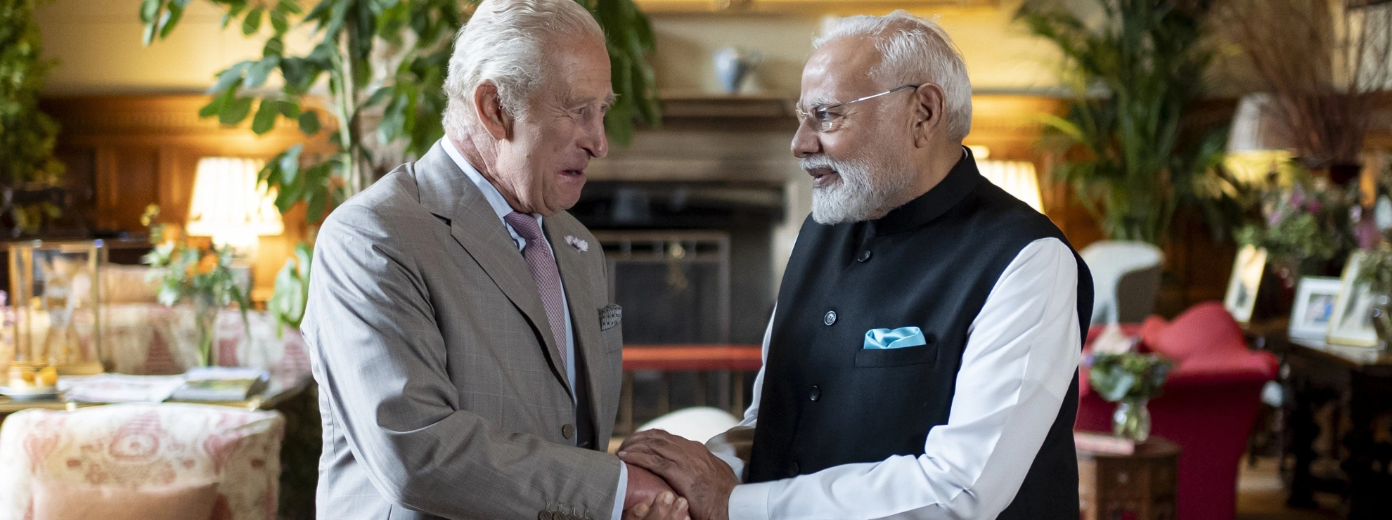 PM Modi met King Charles III at Sandringham House in the United Kingdom after India and the UK signed the free trade deal